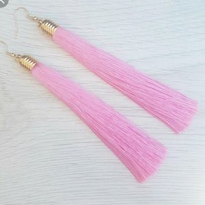 🆕Pretty Barbie pink tassel earrings